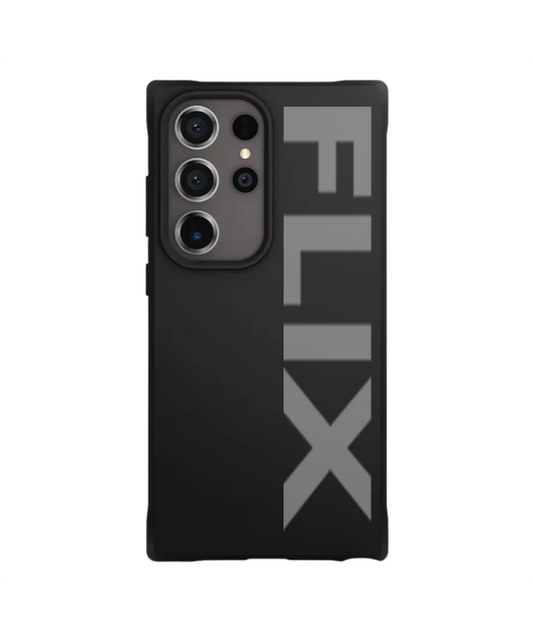 FLIX's Matte Black Slim Protective Case for Samsung Galaxy – Minimalist Design